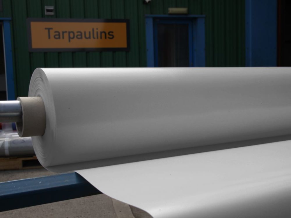 GREY 900gsm PVC RAL 7037 Per Linear Metre