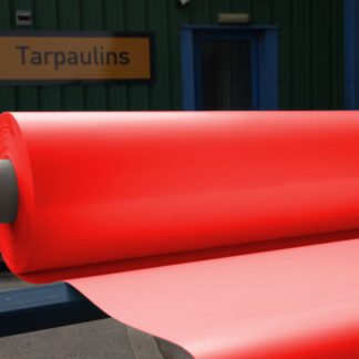 RED 900gsm PVC RAL 3002 Per Linear Metre