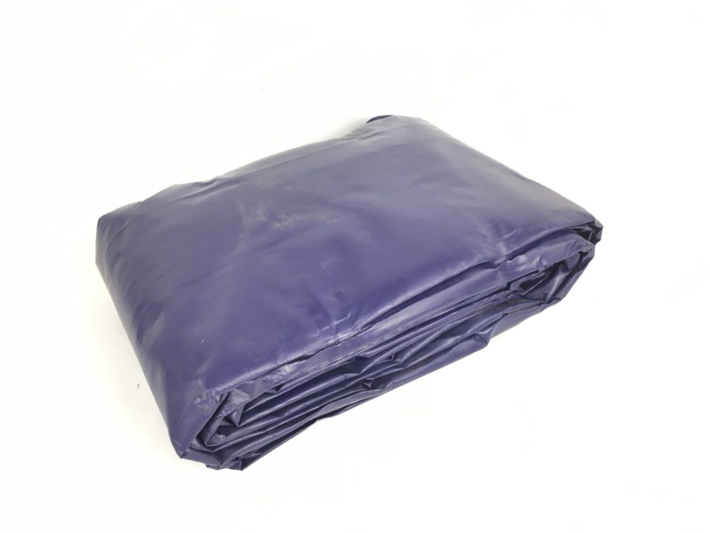 5m x 7.5m Pre-Packed Tarpaulin Heavy Duty 350gsm Blue/Beige